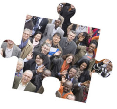 Puzzle Internationale Gemeinden
